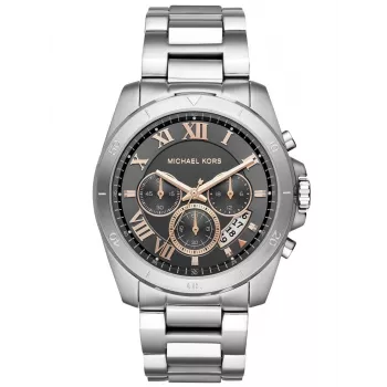 MICHAEL KORS Relógio Cronógrafo de Quartzo Analógico para Homem MK8609, Mostrador Azul 50mm e Bracelete de Aço