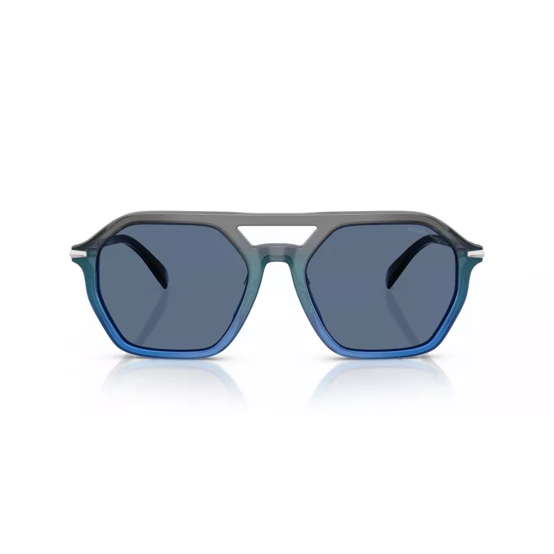 Óculos de sol de homem Michael Kors MK2251U401180 - armação preta, lentes cinzentas degradê, 57 mm