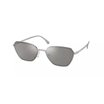 Óculos de sol unissexo Michael Kors MK1081-10146G piloto ouro-claro cinzento degradê 56mm