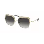 Óculos de sol de mulher Michael Kors MK1141-10188G - armação de acetato preta, lente cinzenta degradê, 57 mm