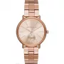 Relógio para mulher Michael Kors MK3501 de aço inoxidável tom ouro rosa 38mm