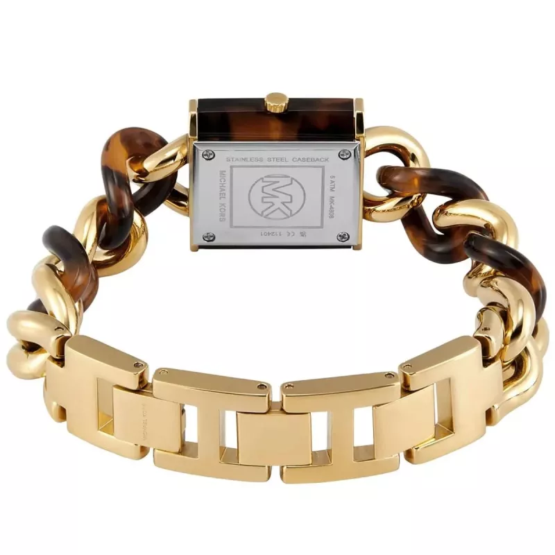 Michael Kors MK4808 Relógio de mulher aço inoxidável tom de ouro 25 mm