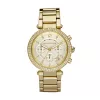Michael Kors MK5354 Relógio cronógrafo para mulher tom ouro rosa 39 mm