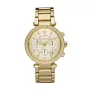 Michael Kors MK5354 Relógio cronógrafo para mulher tom ouro rosa 39 mm