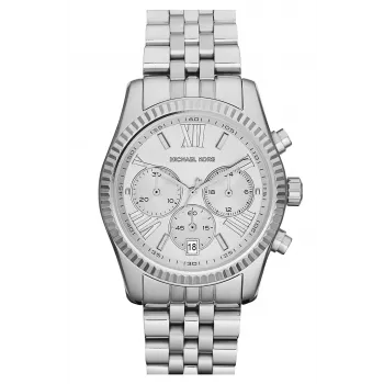 Relógio cronógrafo de mulher Michael Kors MK5555, aço inoxidável em tom ouro rosa, 38 mm