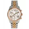 Relógio cronógrafo de mulher Michael Kors MK5735, tom de ouro rosa aço inoxidável, 39 mm