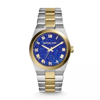 Relógio cronógrafo de mulher Michael Kors MK5893 em aço inoxidável cor de ouro rosa