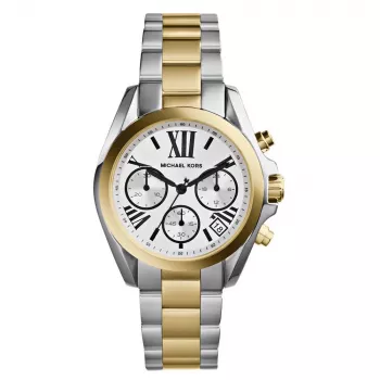 Michael Kors MK5912 Relógio de pulso de mulher tom ouro rosa aço inoxidável cronógrafo 37mm