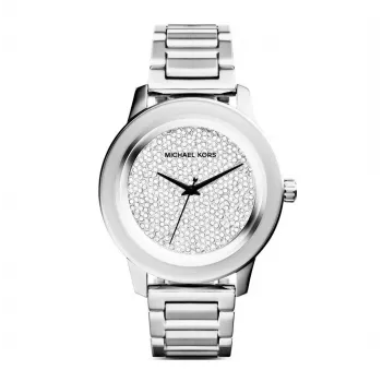 Michael Kors MK5996 relógio cronógrafo de mulher ouro rosa aço inoxidável 42mm