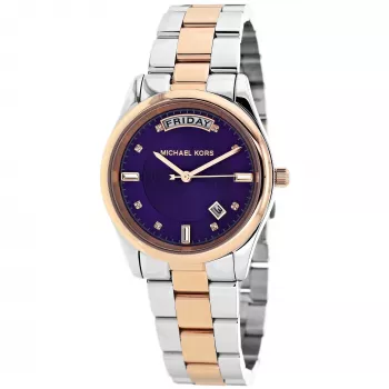 Relógio de mulher Michael Kors MK6072 aço inoxidável prateado 34 mm