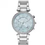 Relógio cronógrafo Michael Kors MK6104 para mulher, aço inoxidável tom ouro rosa, 39mm