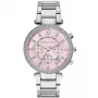 Relógio cronógrafo para mulher Michael Kors MK6105, aço inoxidável tom ouro rosa, 39mm