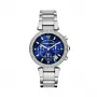 Michael Kors MK6117 Relógio cronógrafo de mulher em aço inoxidável tom ouro rosa 39 mm