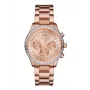 Relógio cronógrafo de mulher Michael Kors MK6204, aço inoxidável tom ouro rosa, 40mm