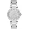 Relógio Michael Kors MK6509 Pyper mulher, aço inoxidável tom dourado rosa, 38 mm