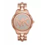 Michael Kors MK6736 relógio cronógrafo de mulher Pyper 44 mm aço inoxidável prateado