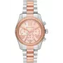 Relógio de quartzo analógico de mulher Michael Kors MK7219 Pyper 36mm aço inoxidável prateado