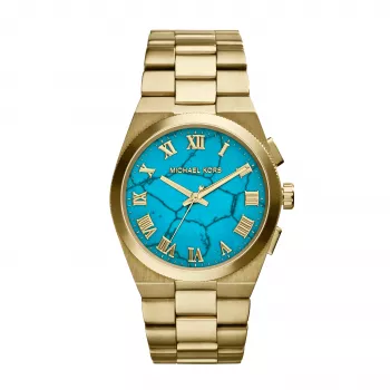 Relógio de mulher Michael Kors Parker Mini aço inoxidável rosa-ouro MK5894