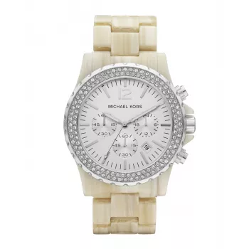 Relógio cronógrafo de mulher Michael Kors Parker aço inoxidável rosé MK5598