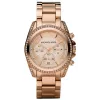 Michael Kors Parker Relógio Mulher MK5263 39mm Tom de Ouro Rosa Aço Inoxidável