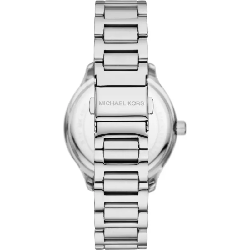 Relógio de mulher Michael Kors Pyper analógico de quartzo MK4807 38mm prateado aço inoxidável