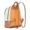 Mochila Michael Kors Raven baunilha pele Saffiano mulher tamanho médio 35S5GRAB6VORA