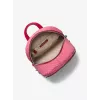 Michael Kors Rhea mochila Dark Berry pele Saffiano de mulher 27x26x14 cm