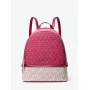 Michael Kors Rhea mochila Dark Berry pele Saffiano de mulher 27x26x14 cm