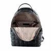 Michael Kors Rhea Medium mochila preta de pele de mulher 35R5S6HB6VBLA