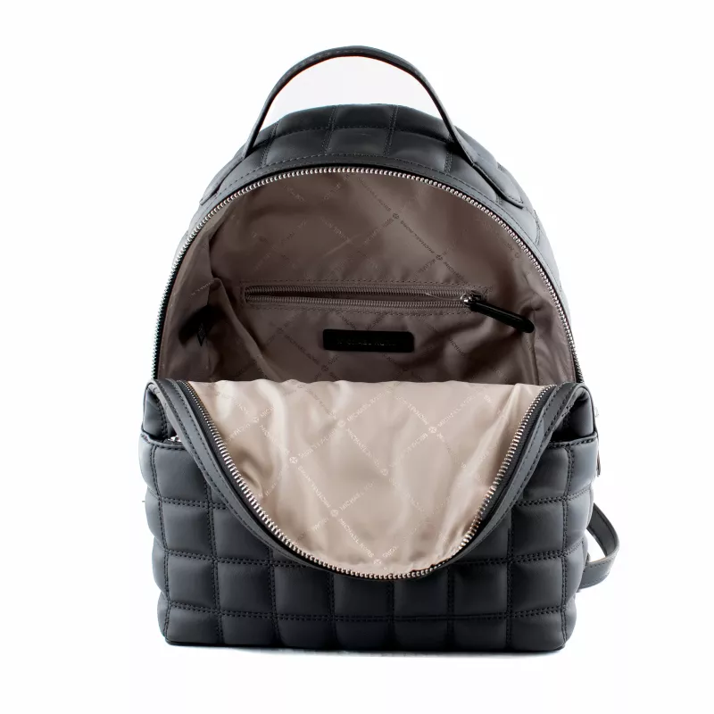 Michael Kors Rhea Medium mochila preta de pele de mulher 35R5S6HB6VBLA