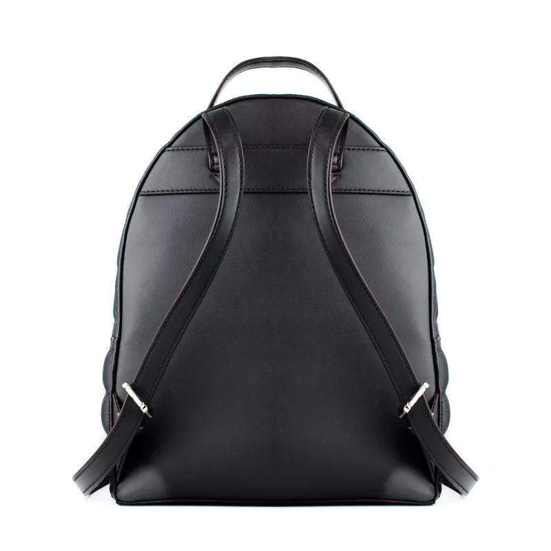 Michael Kors Rhea Medium mochila preta de pele de mulher 35R5S6HB6VBLA
