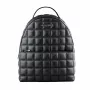 Michael Kors Rhea Medium mochila preta de pele de mulher 35R5S6HB6VBLA