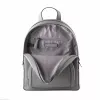Mochila Michael Kors Rhea para senhora 28x23x10 cm cinzento pérola pele Saffiano