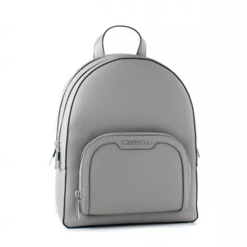 Mochila Michael Kors Rhea para senhora 28x23x10 cm cinzento pérola pele Saffiano