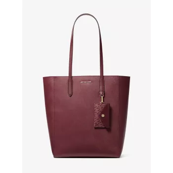 Saco de ombro Michael Kors Voyager 35F4G2VT7TOXB couro crossgrain de mulher com fecho superior