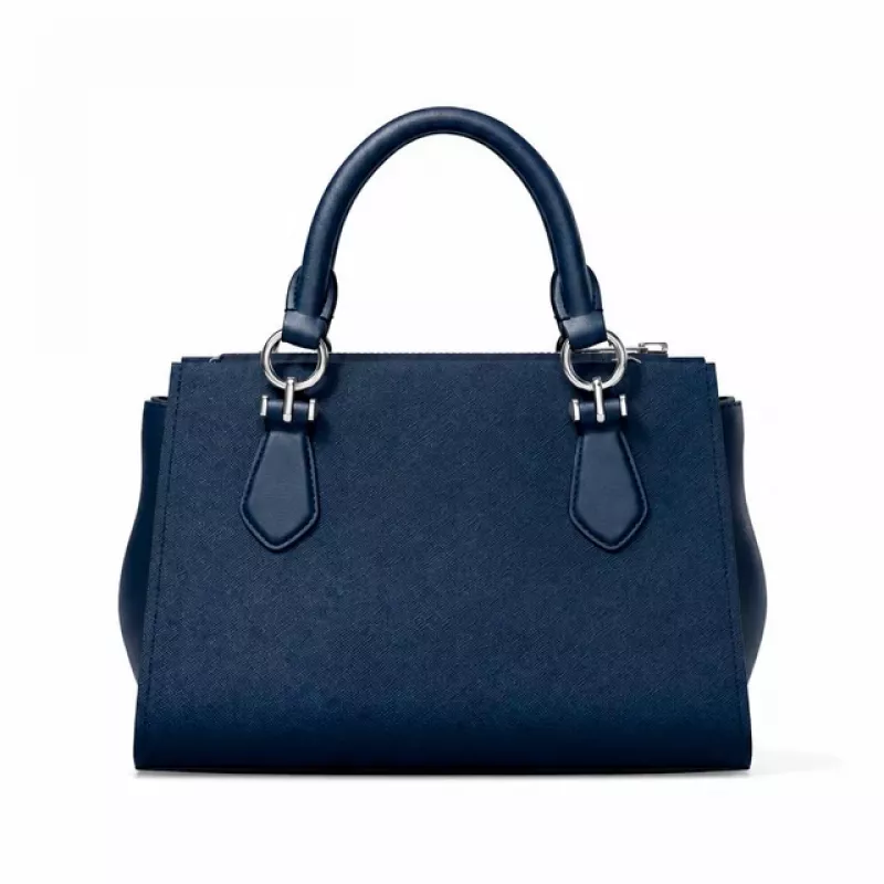 Mala de mão de mulher Michael Kors Amelia Satchel Navy 35R6S6AM1LNAV (23x16x11cm)