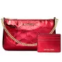 Conjunto de bolsas de mulher MICHAEL KORS 35F5GGZD6OCHE - Bolsa crossbody em lona revestida Signature com pochette a condizer (24x15x8 cm)