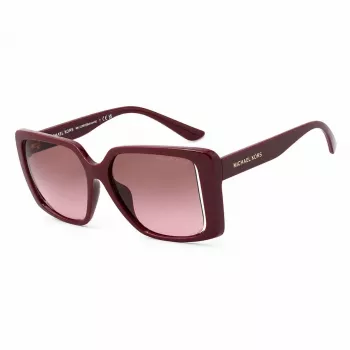 Óculos de sol de mulher Michael Kors em forma de borboleta MK2238UOXBLOO azul degradê 55 mm