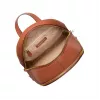 Mochila mini de mulher Michael Kors Grab 35S5GRAB2LLUG pele Saffiano ferragens douradas