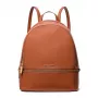 Mochila mini de mulher Michael Kors Grab 35S5GRAB2LLUG pele Saffiano ferragens douradas
