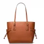 Michael Kors Mala de ombro para mulher Greenwich em pele Saffiano Luggage 31x28x15cm