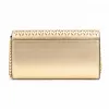 Mala de ombro Michael Kors Jet Set Charm para mulher, tela com logótipo Signature, ferragens tom dourado