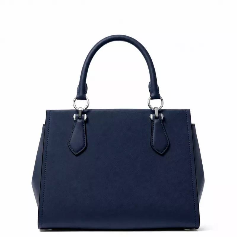 MICHAEL KORS Mala de ombro para mulher Jet Set Travel 35F5S6AS2LNAV Azul-marinho em pele Saffiano (29x22x10 cm)