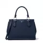 MICHAEL KORS Mala de ombro para mulher Jet Set Travel 35F5S6AS2LNAV Azul-marinho em pele Saffiano (29x22x10 cm)