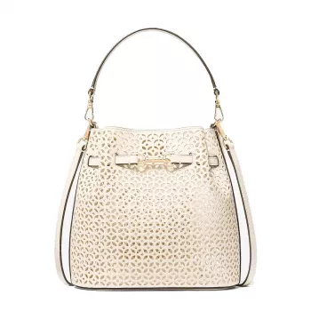 MICHAEL KORS Mala de Ombro Jet Set Travel para Mulher 35S6G2ZC1YLTC, Castanho/Acorn, 22x19x10 cm