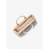 Michael Kors mala de ombro de mulher Jet Set Travel 35T4G7ZC5WOPT - Signature Canvas, ferragens douradas