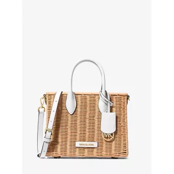 Michael Kors mala de ombro de mulher Jet Set Travel 35T4G7ZC5WOPT - Signature Canvas, ferragens douradas