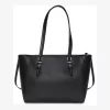 MICHAEL KORS Bolsa de mão grande Jet Set Travel de couro Saffiano para mulher 35R3GCFT3TBLA preto