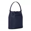 Mala crossbody Michael Kors Jet Set Travel em pele Saffiano para mulher 35R6S2ZS6TNAV, azul-marinho