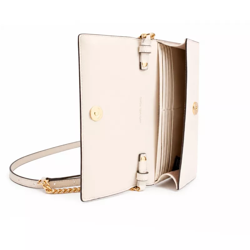 Mala crossbody de mulher MICHAEL KORS Jet Set Travel pele Saffiano 35S6G2ZC7YLTC 22x15x4cm